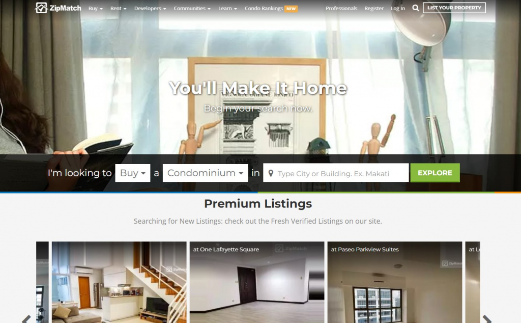 List out your Property at Zipmatch Photo from Official Website
