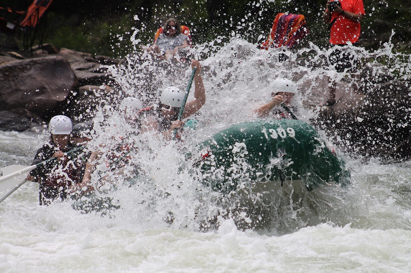 Conquering the waves at CDO's famous water rafting