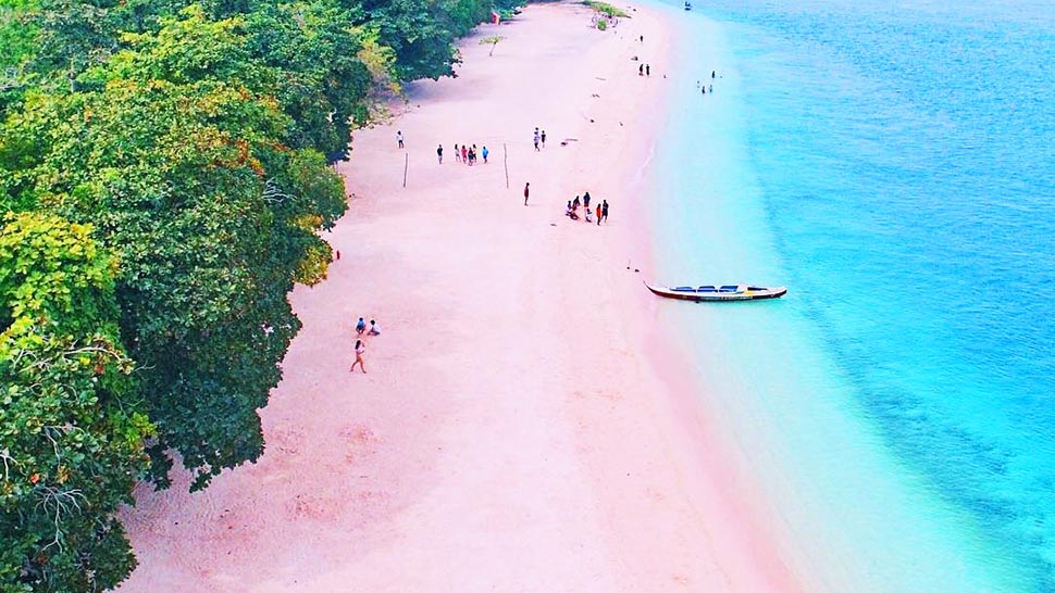 Pink Beach in Zamboanga Photo from mie_moi via Instagram