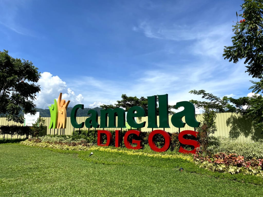 entrance marker of house and lot for sale in digos davao del sur at camella homes digos
