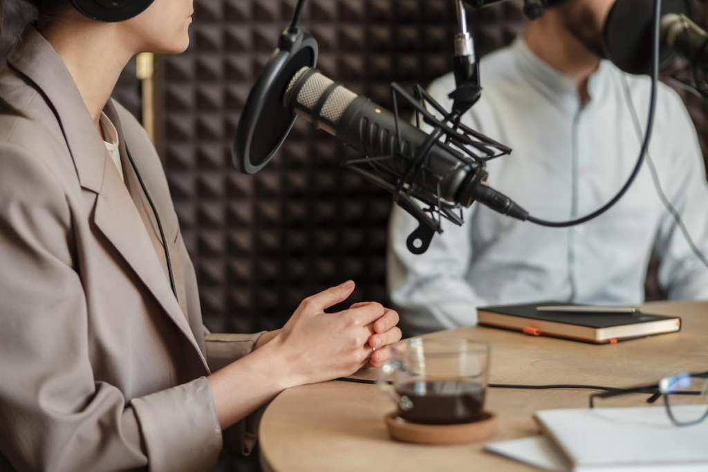 close-up-people-speaking-radio
