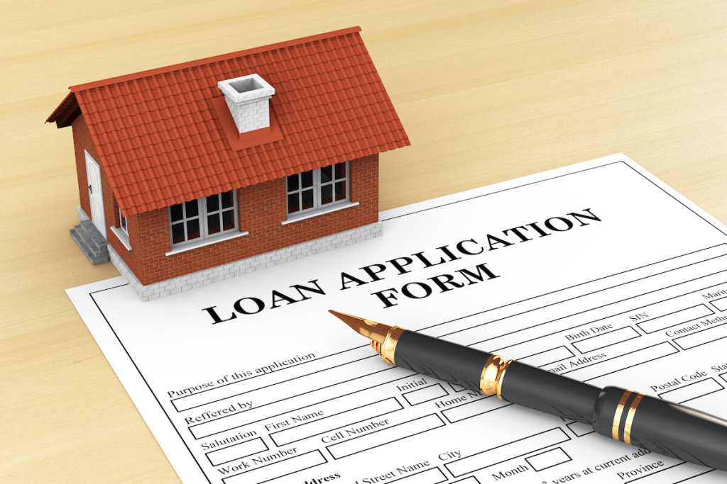 loan-application-form-with-house-pen-table