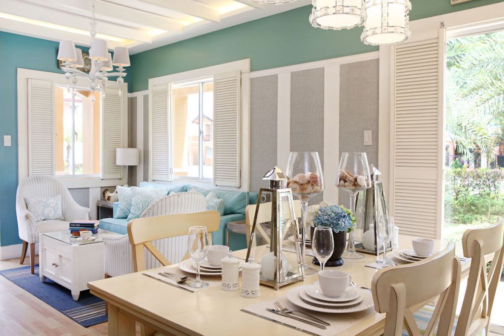 Camella Model House Interior_ Dining and Living Area