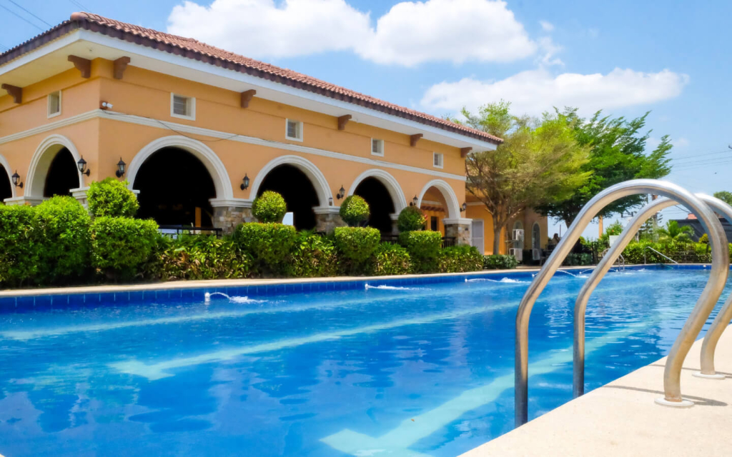 swimming pool and clubhouse in camella tarlac