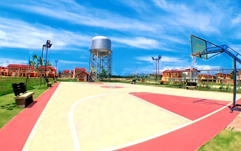 basketball court in camella homes laoag in ilocos norte