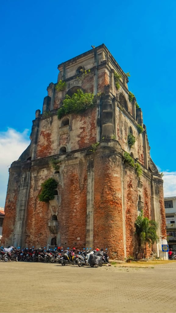 sinking bell tower in laoag near camella homes laoag
