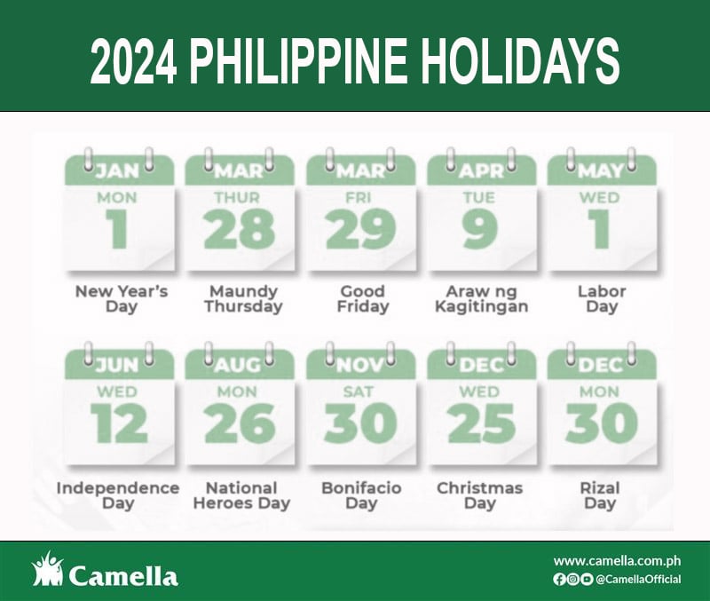 2024 holidays philippines