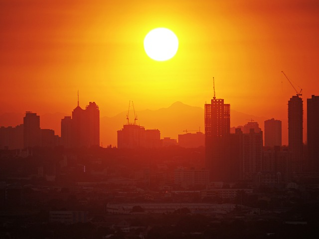 manila, sunset, nature