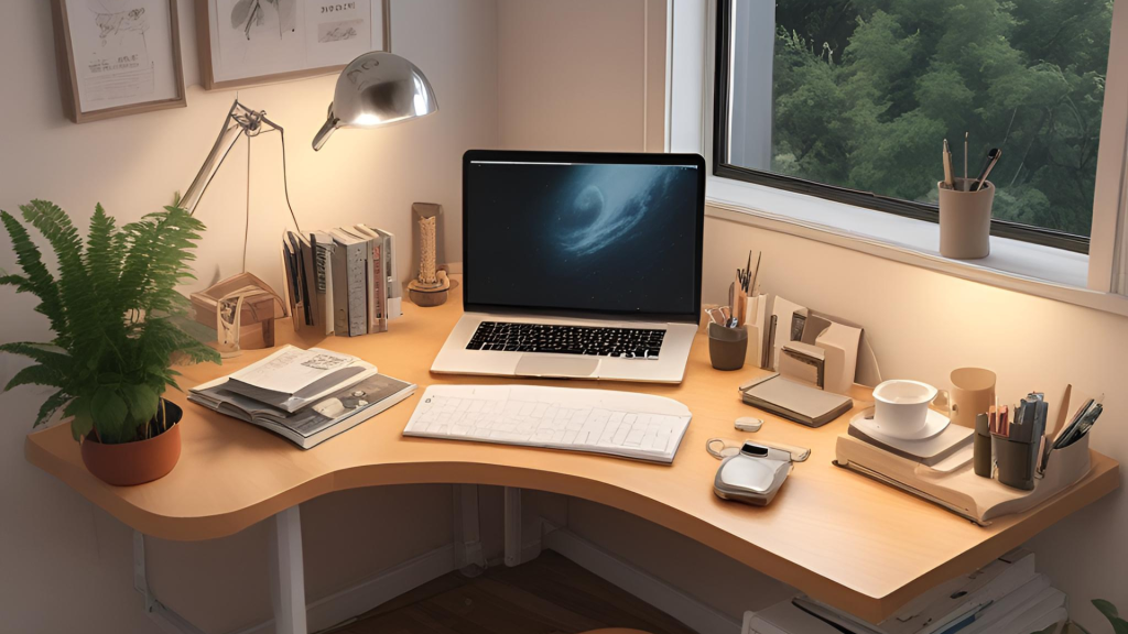 Creating an organized study table