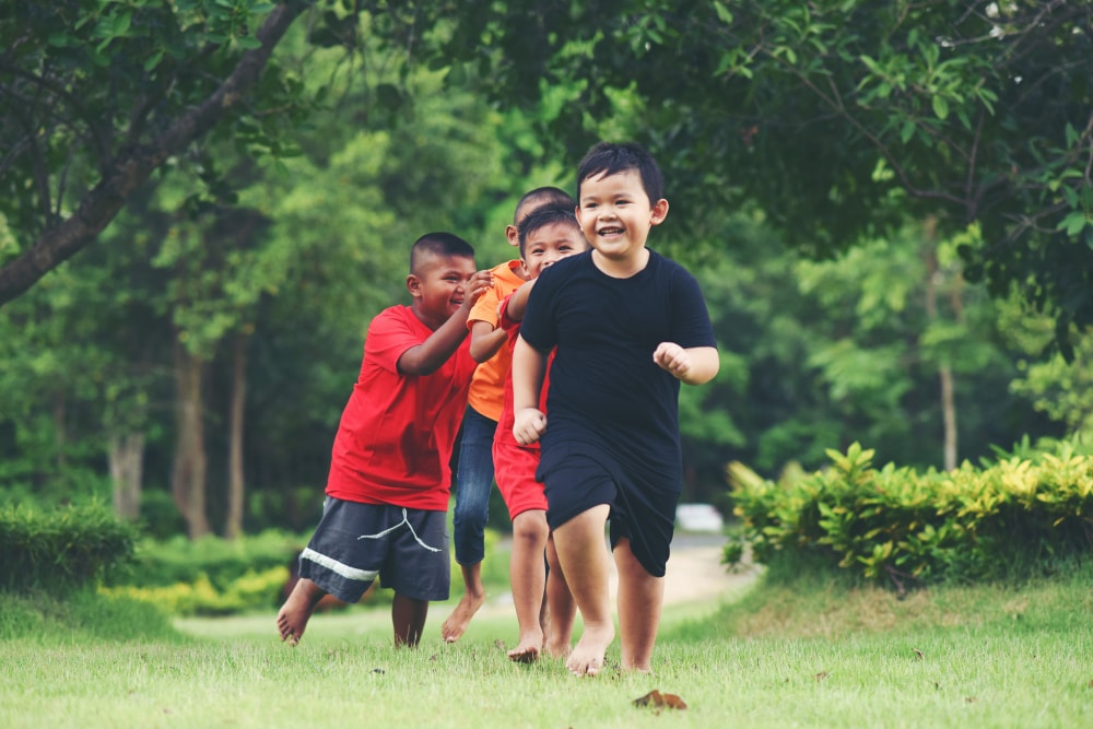 Teach boys the value of play and camaraderie