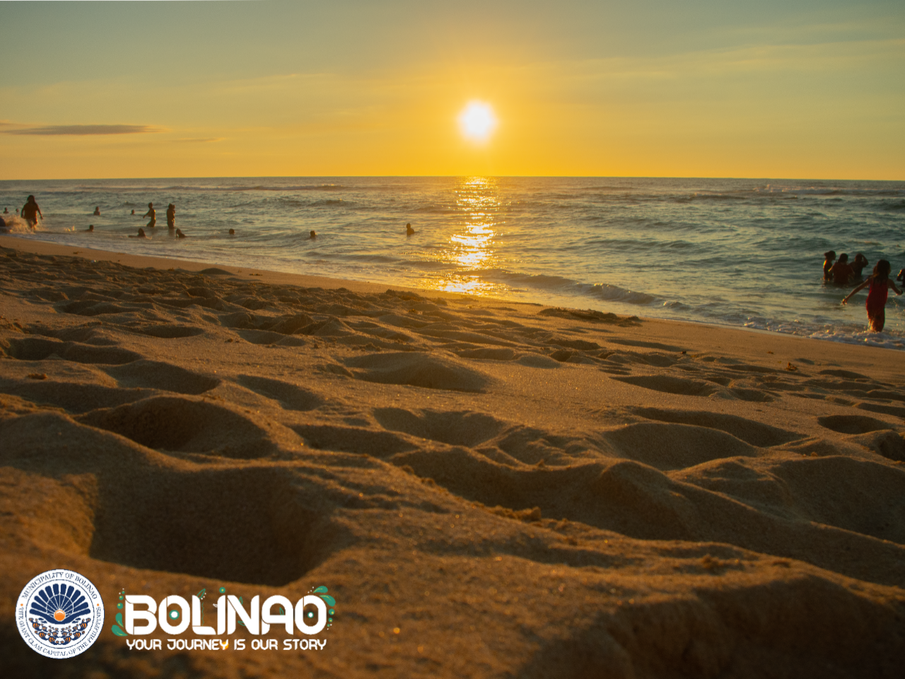 Magnificent sunset before night time hits in Bolinao