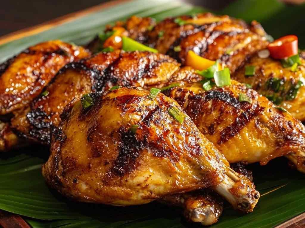 Filipino barbecue chicken called inasal