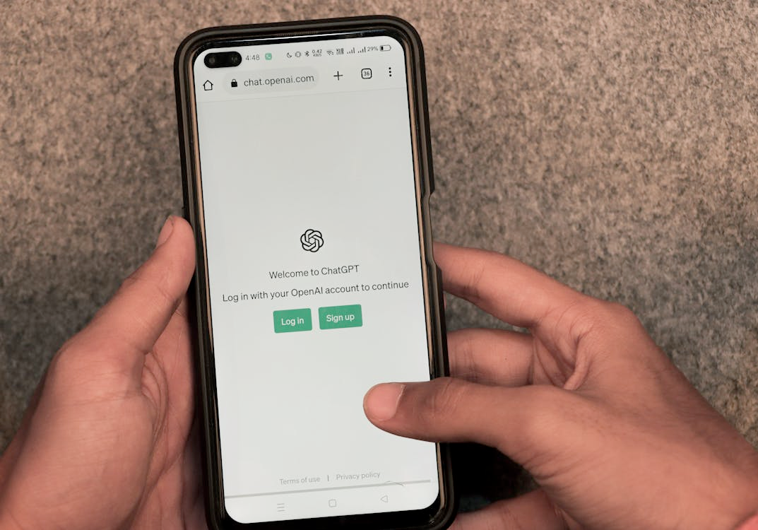 Photo by Sanket Mishra: https://www.pexels.com/photo/webpage-of-chatgpt-a-prototype-ai-chatbot-is-seen-on-the-website-of-openai-on-a-smartphone-examples-capabilities-and-limitations-are-shown-17153209/