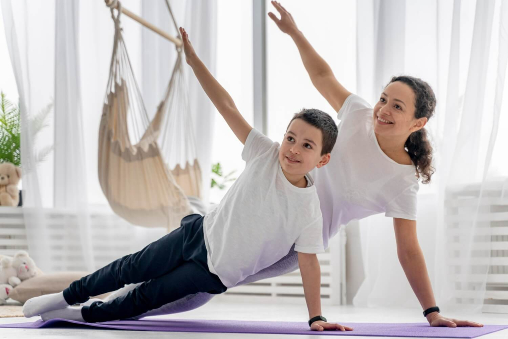 Home yoga practice