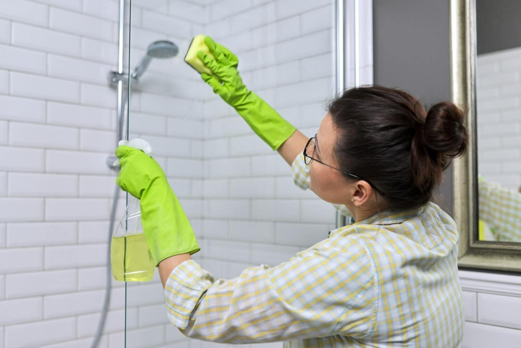 Purchase good cleaning materials and solutions to keep your bathroom clean and fresh