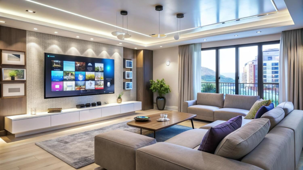Living room entertainment setup ideas