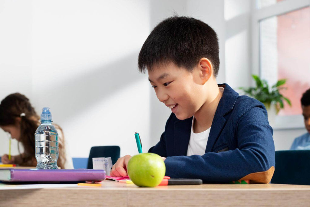 Children improve their focus and benefit from better concentration in school when they are less distracted and have a supportive environment at home.
